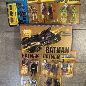 1989 vintage toy biz Batman figures